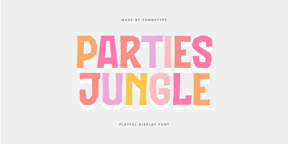 Parties Jungle font