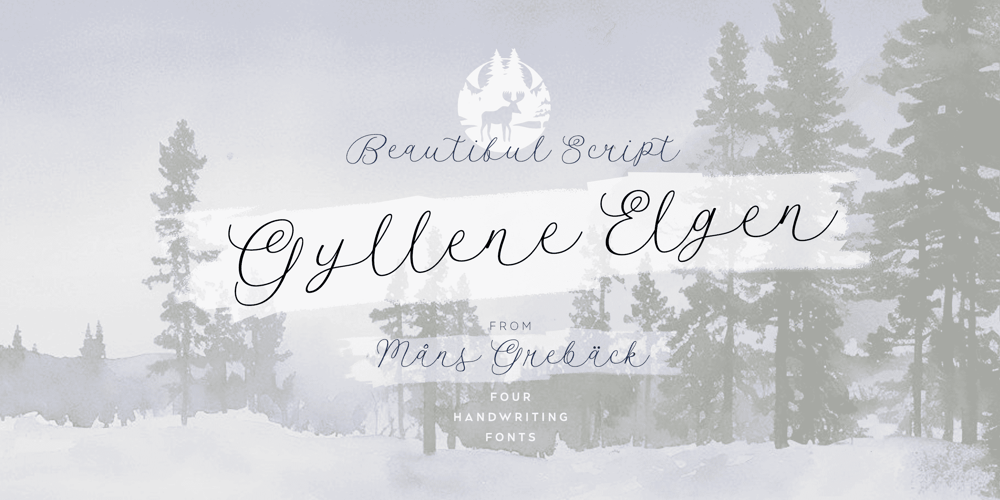 Gyllene Elgen font