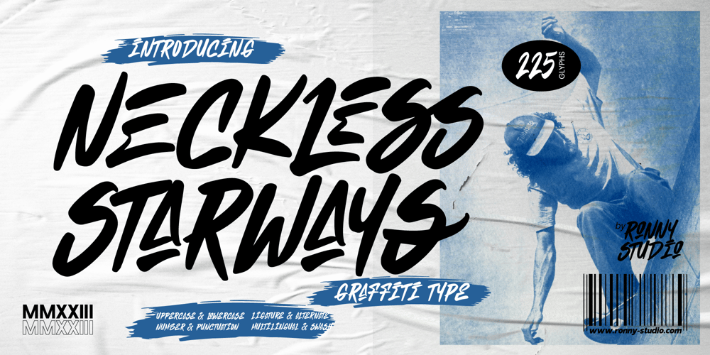 Neckless Starways font