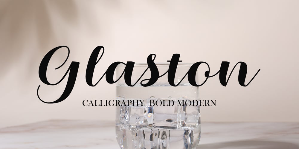 Glaston font