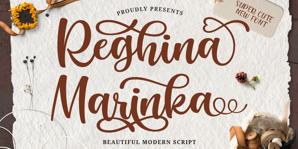Reghina Marinka font