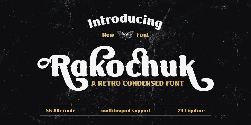 Rakochuk font