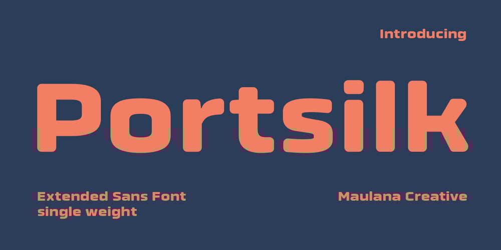 Portsilk font