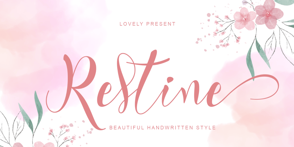 Restine font