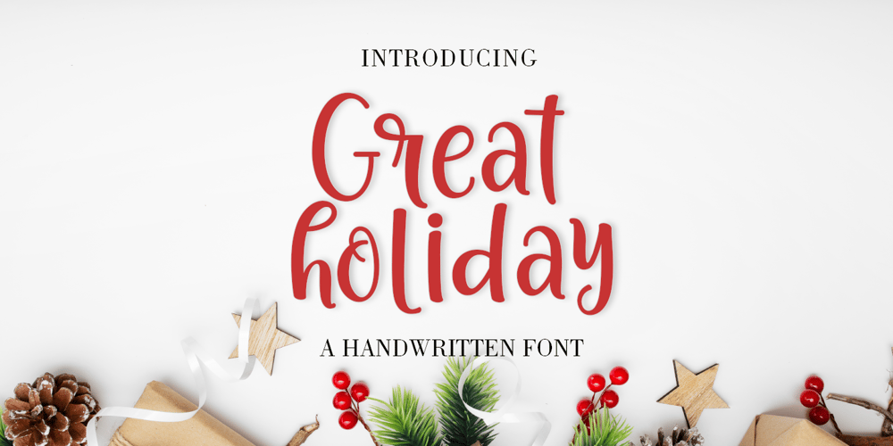 Great holiday font