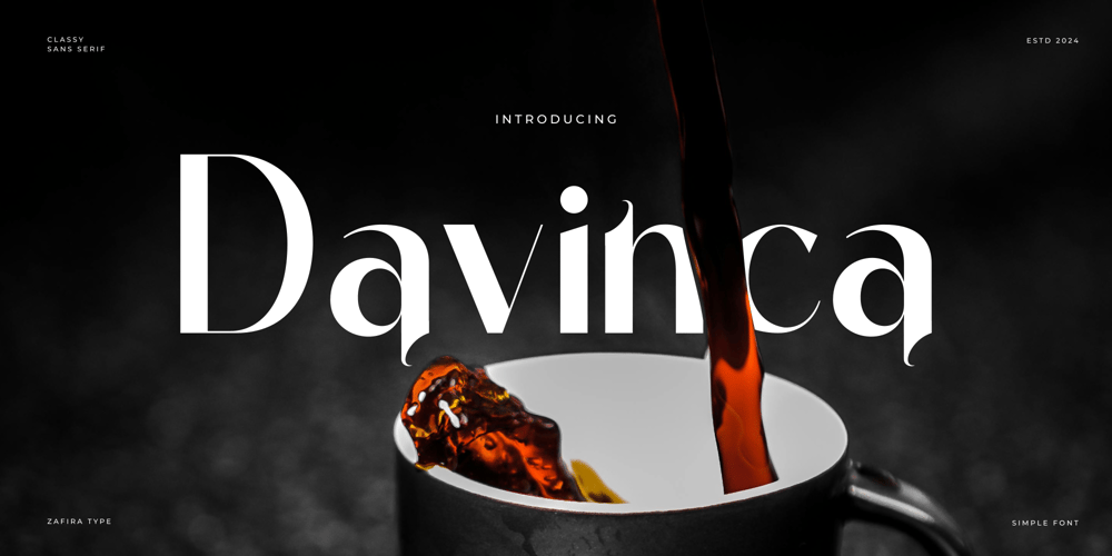 Davinca font