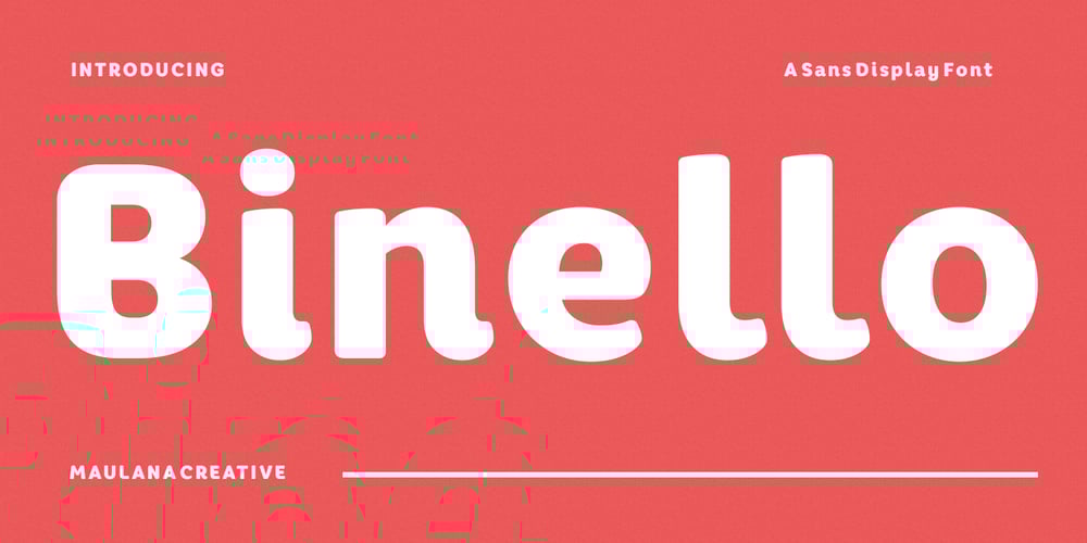 MC Binello font