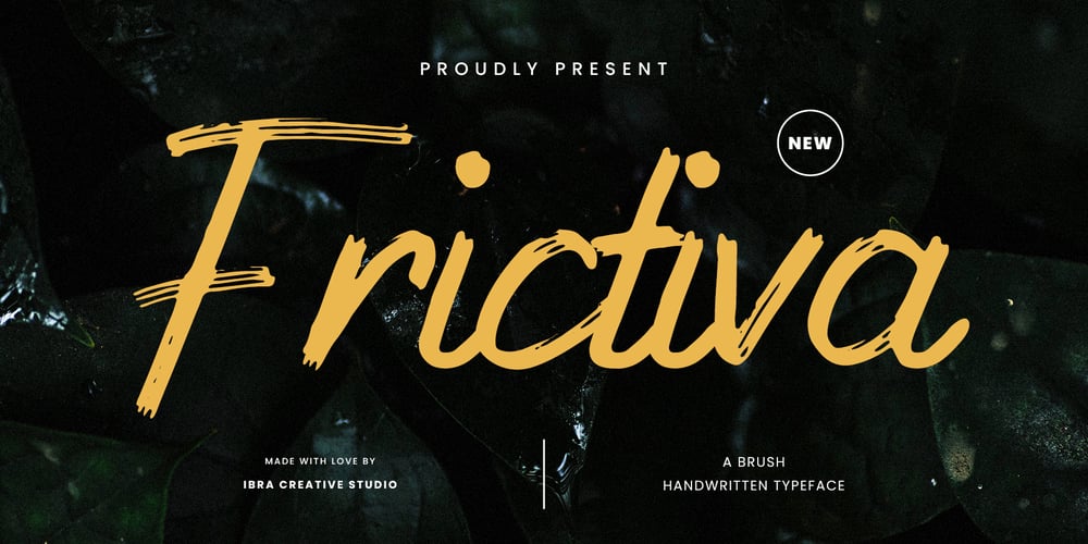 Frictiva font