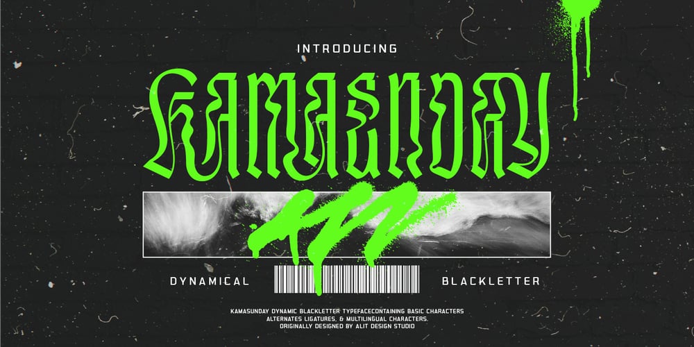 Kamasunday font