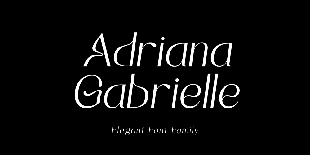 Adriana Gabrielle font