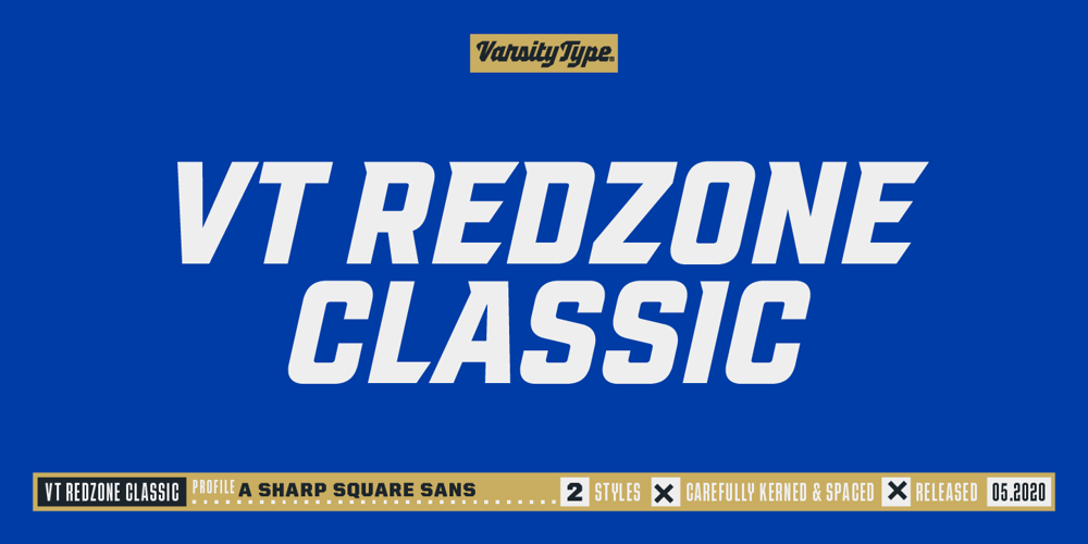 VT Redzone Classic font