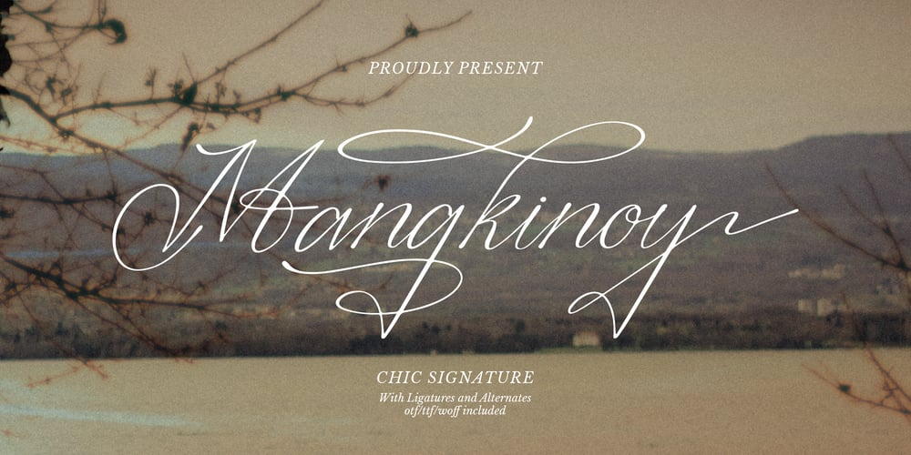 Mangkinoy font