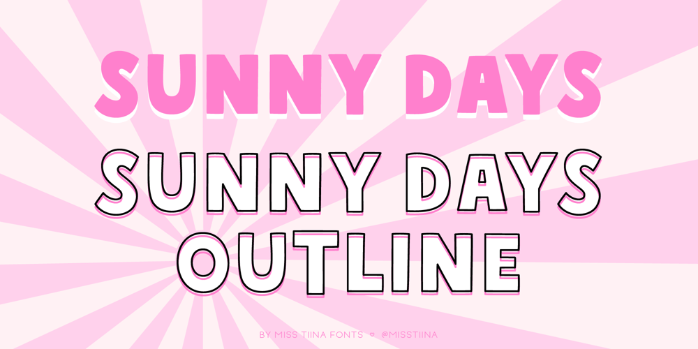 MTF Sunny Days font