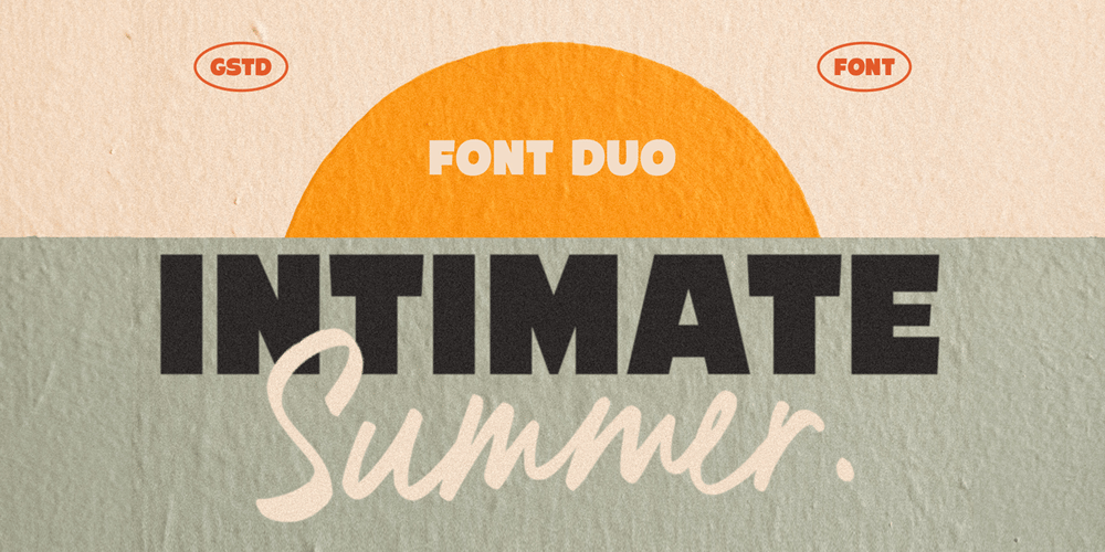 Intimate Summer font