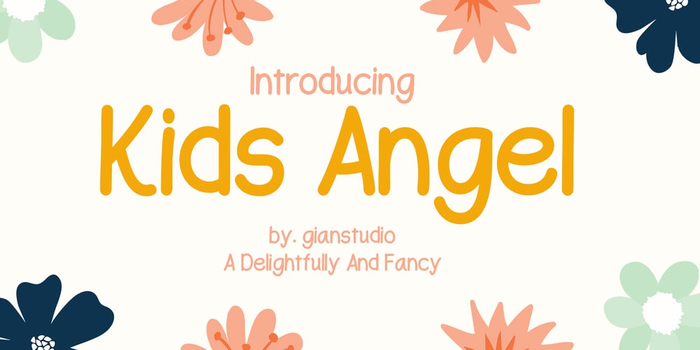 Kids Angel font