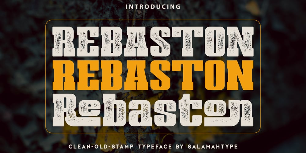 Rebaston font