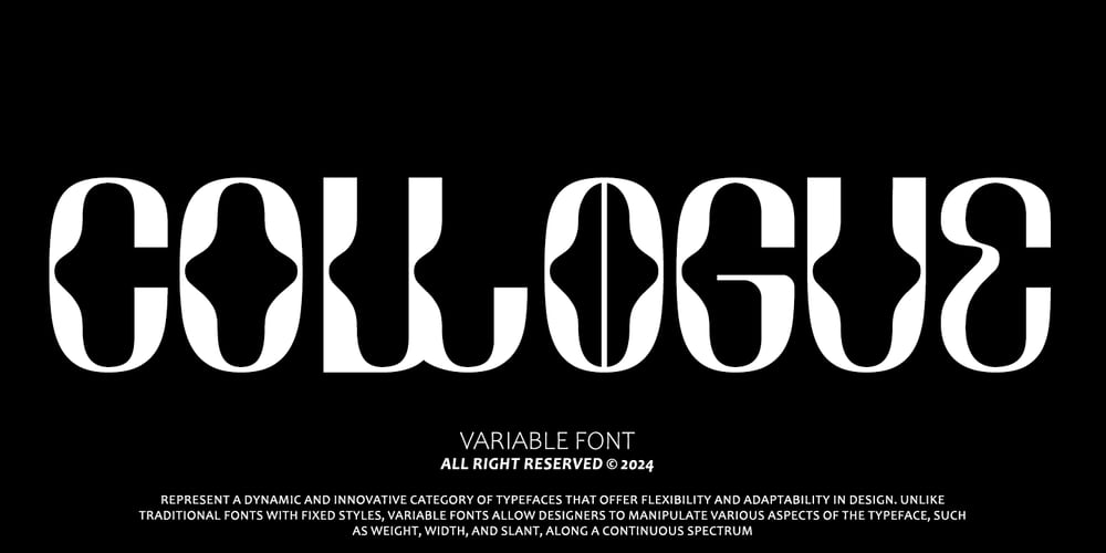 Collogue font
