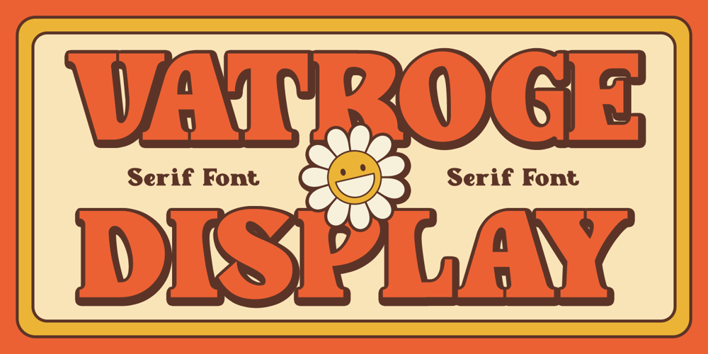 Vatroge Display font