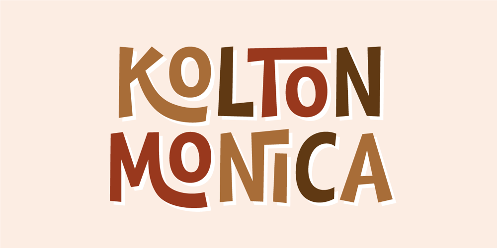 Kolton Monica font