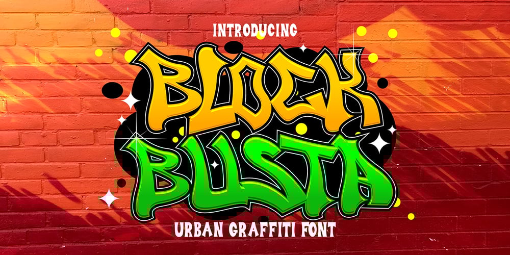 Block busta font