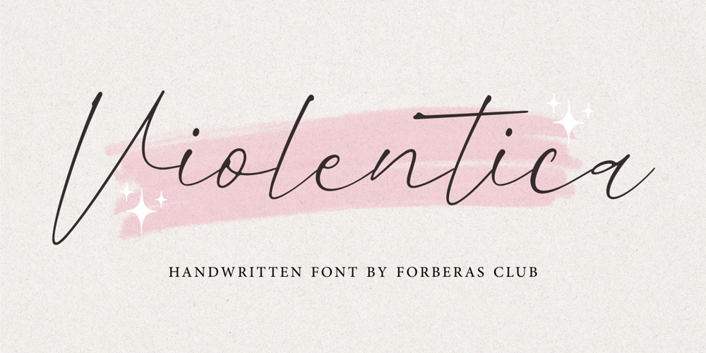 Violentica font
