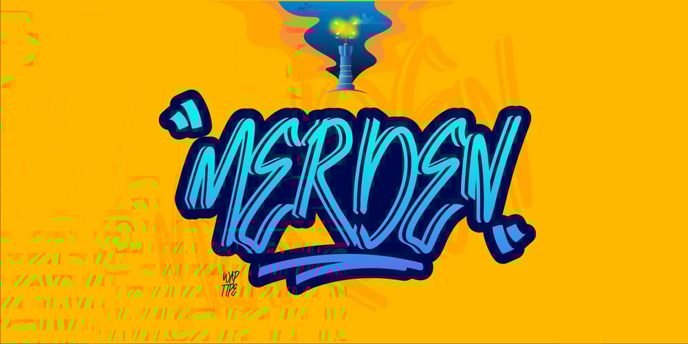 Merden Graffiti font