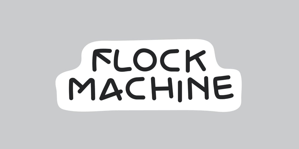 Flock Machine font