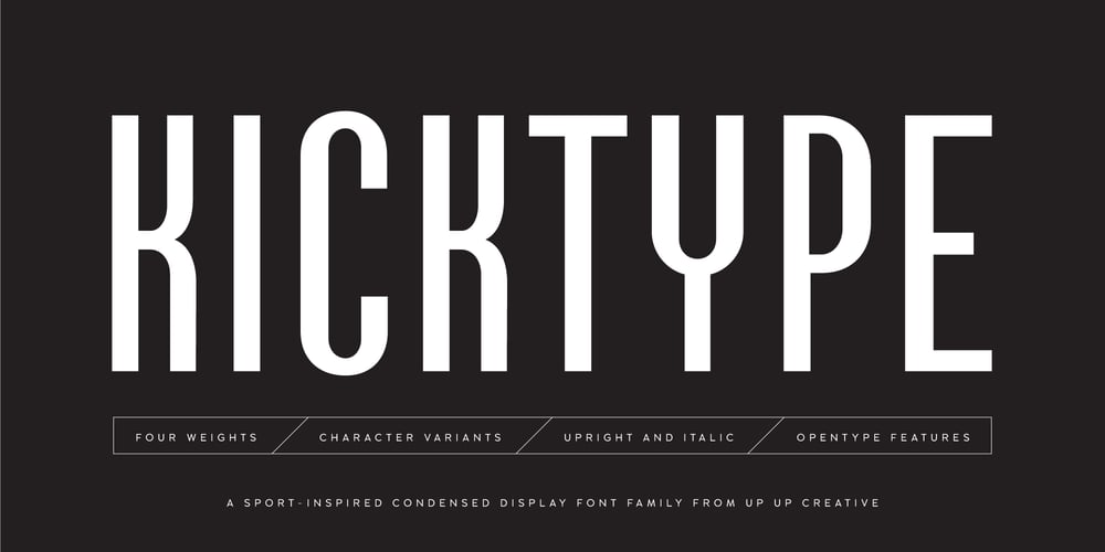 Kicktype font