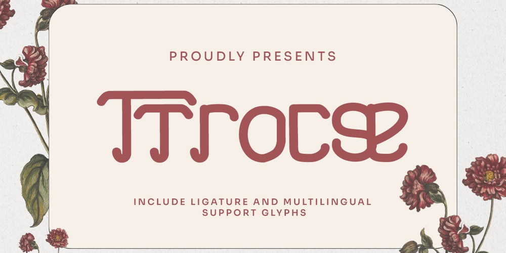 Ttrocse font