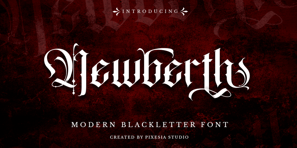 Newberth font