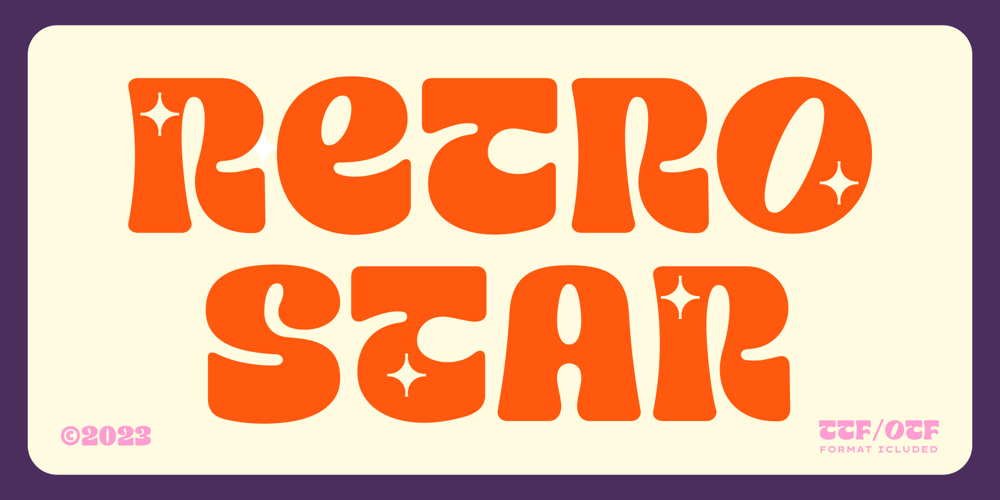 Retro Star font