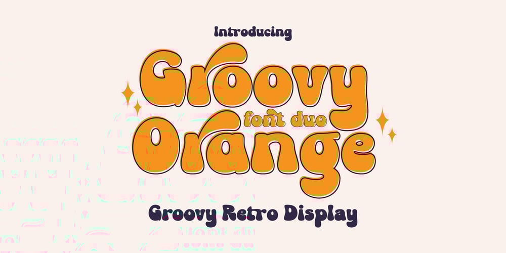 Groovy Orange font