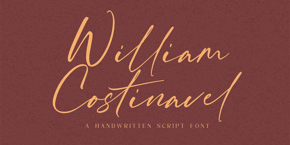 William Costinavel font
