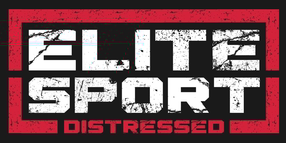 Elite Sport Distressed font