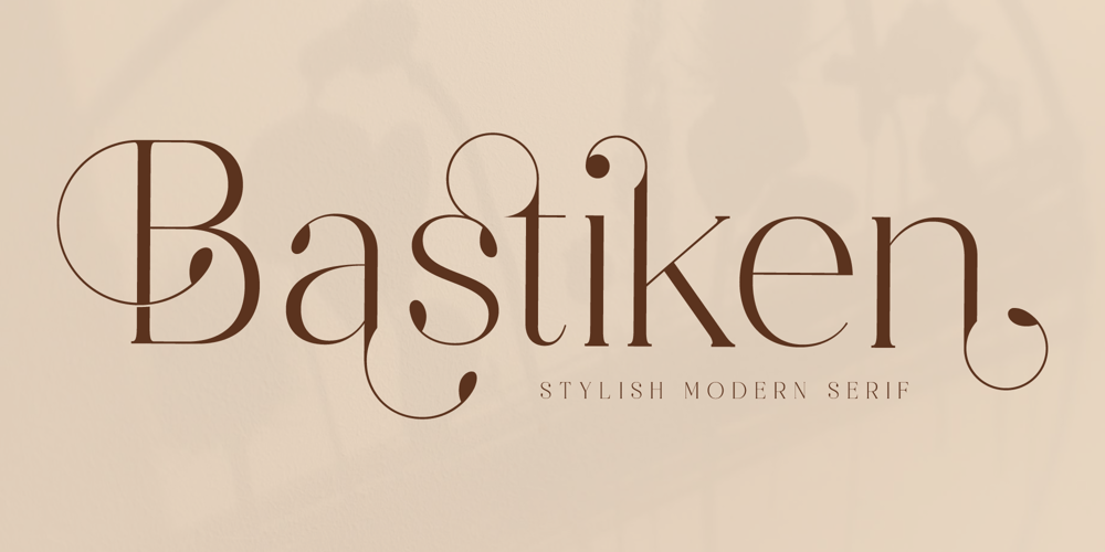 Bastiken font