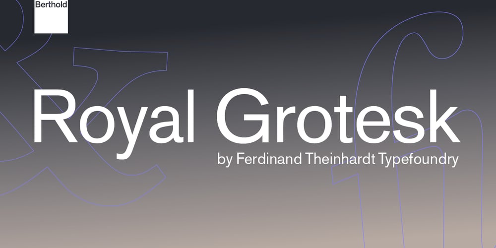 Royal Grotesk W1G font