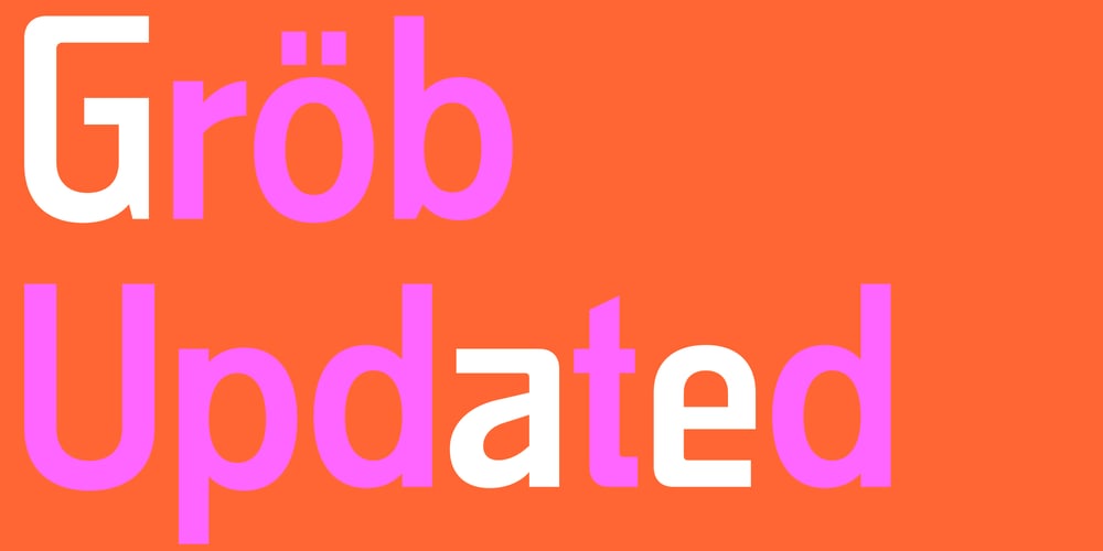 Grob font