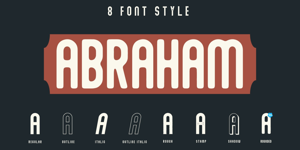 Abraham font