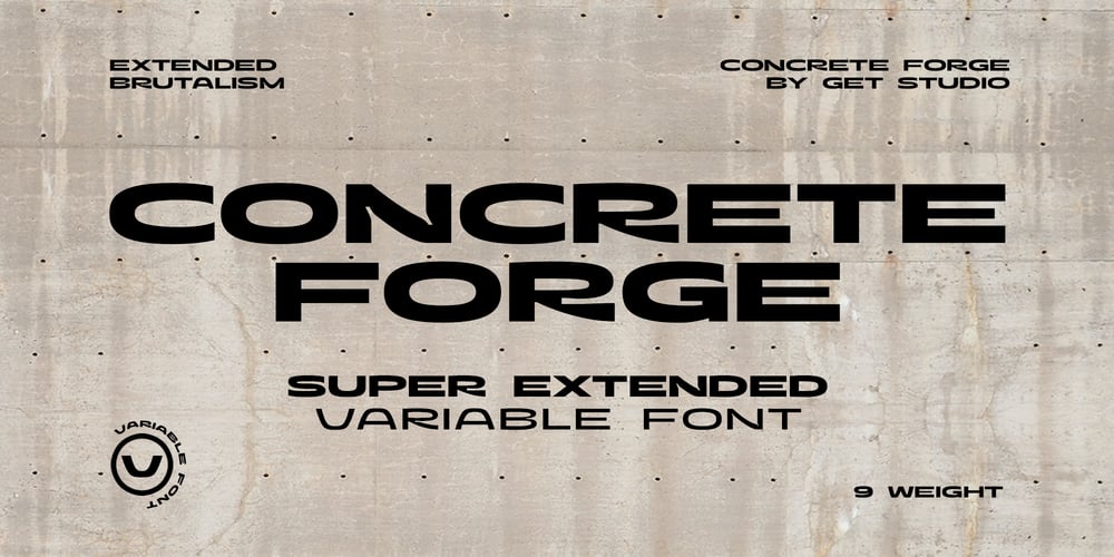 Concrete Forge font