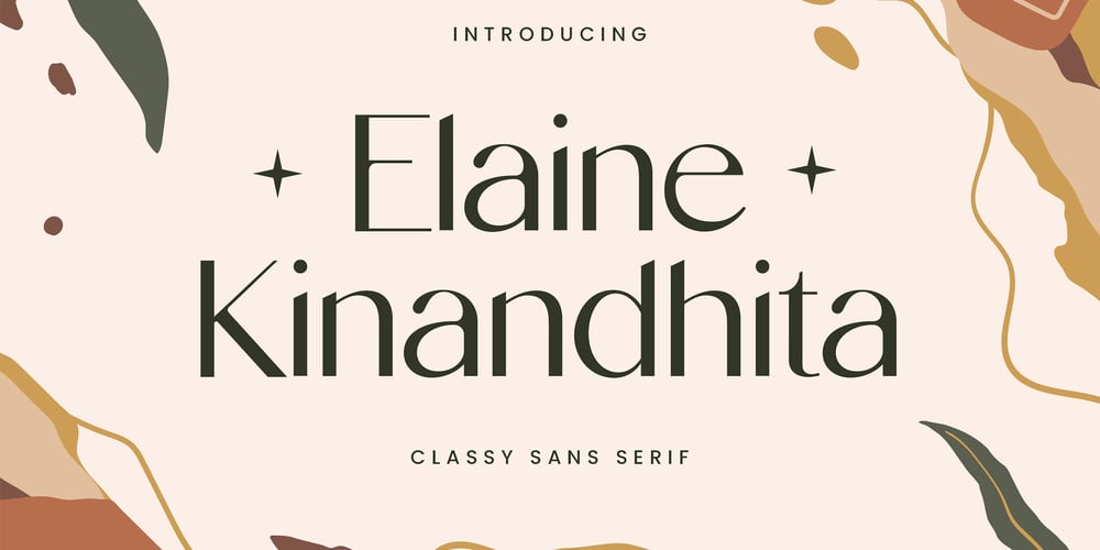 Elaine Kinandhita font