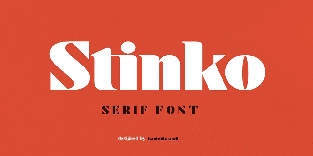 Stinko font