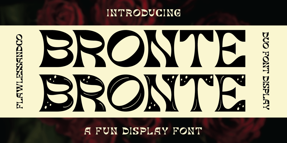 Bronte font