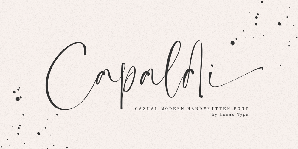 Capaldi font
