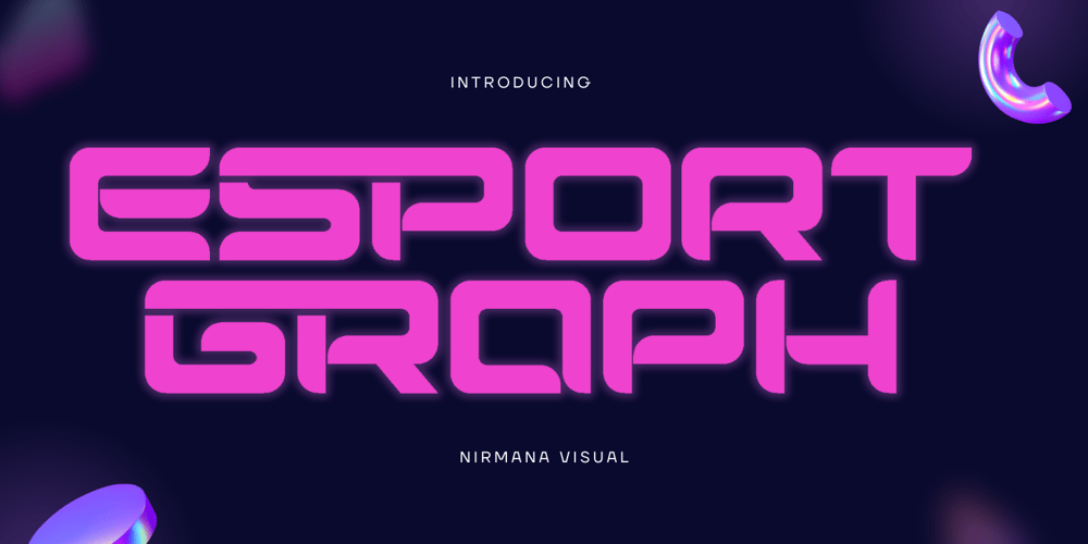 Esport Graph font