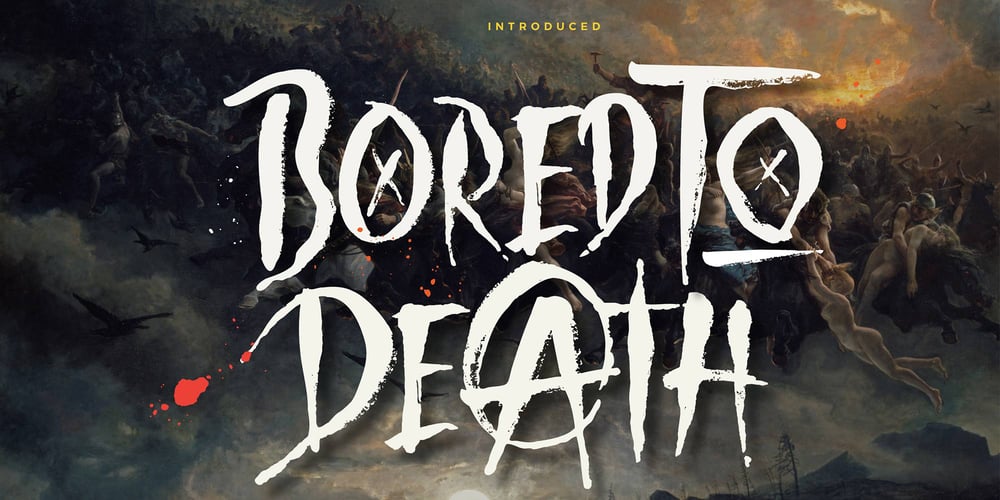 Fd Bored To Death font