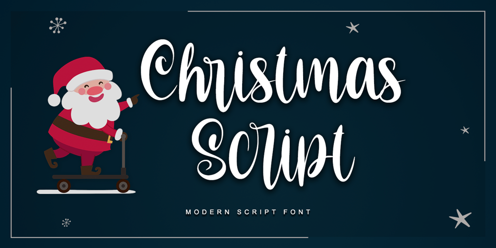Christmas Script font