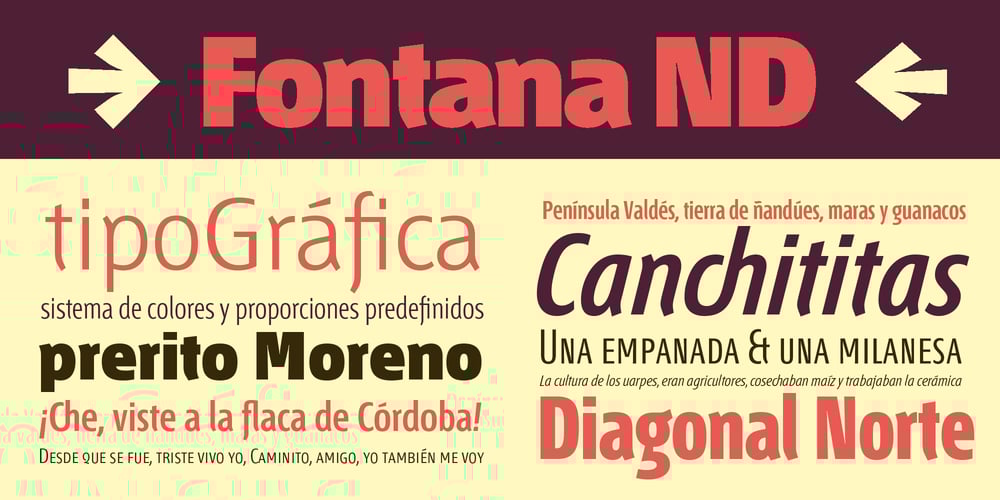 Fontana ND font