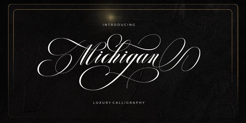 Michigan Script font