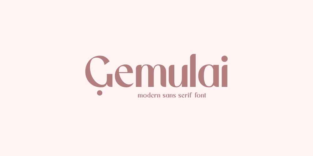 Gemulai font