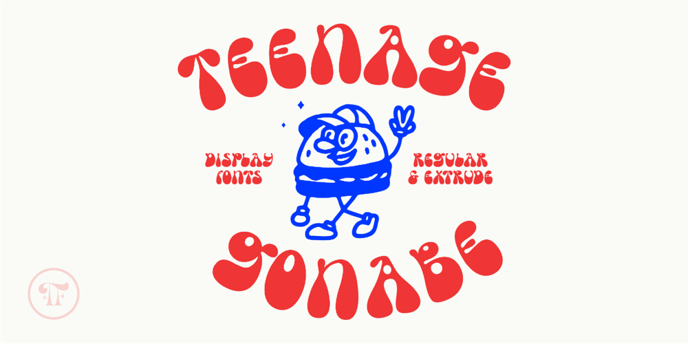 Teenage Gonabe font